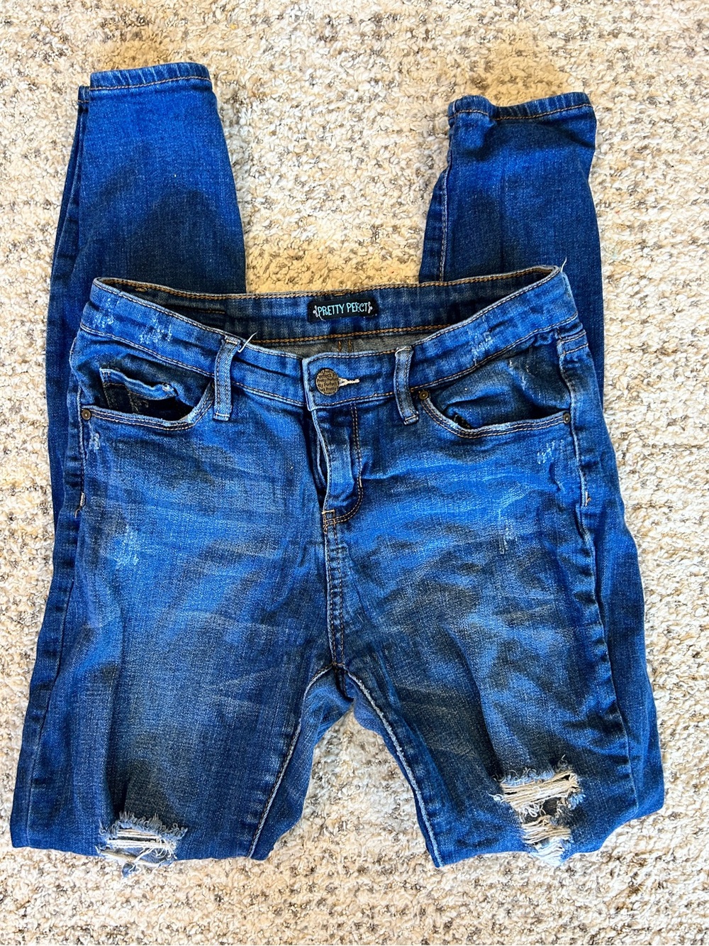 Distressed Skinny Jeans
